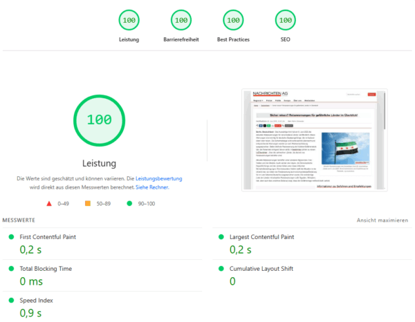 desktop pagespeed